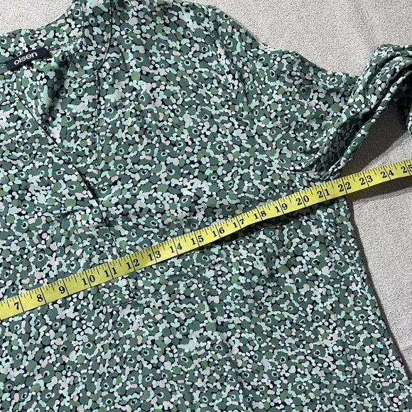 Olsen Flounce Longsleeve V-neck Floral Maxi Dress - Picture 5 of 11